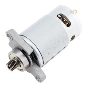8 Teeth RS550 DC Motor Power Reciprocating Saw Motor for Electric Saw with Helical Teeth Gear, 8 Teeth Electric Saw Motor