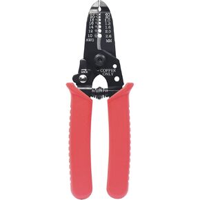 VCELINK Wire Stripper and Cutter with Safety Lock, Precision Wire Cutting Stripping Tool for 10-22 AWG Solid and Stranded Wires