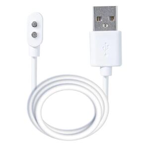 Magnetic USB DC Charger Cable with 2 Dots Replacement Charging Cord 2.7ft for Rechargeable Toys, Facial Cleanser, Massagers, Electric Toothbrushes-6mm /0.24inch