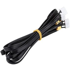 Wendry 3D Printer Motor Extension Cable,3D Printer Stepper Motor Cable Double Z-Axis Motor Connector Accessories for CR-10/CR-10S Series 3D Printer,Black