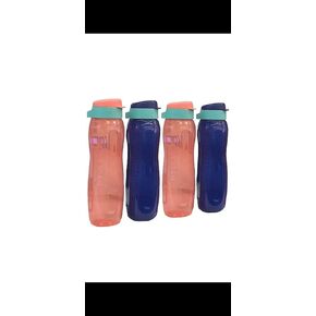 Tupperware 750 Ml Flip Top Water Bottles 4*750 Ml Colors May Vary