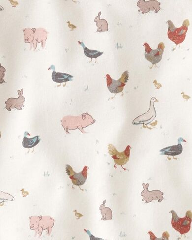 little planet by carter's Baby 2-Piece Pajamas Made with Organic Cotton, Safari, 24M in Kuwait