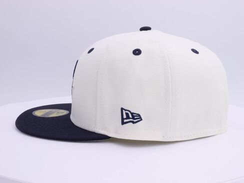 New Era MLB 59FIFTY Cooperstown Authentic Collection Chrome Fitted Hat (7 5/8, Philadelphia Phillies, White Black Cooperstown) in Saudi Arabia