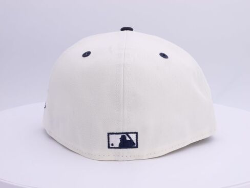 New Era MLB 59FIFTY Cooperstown Authentic Collection Chrome Fitted Hat (7 5/8, Philadelphia Phillies, White Black Cooperstown) in Saudi Arabia