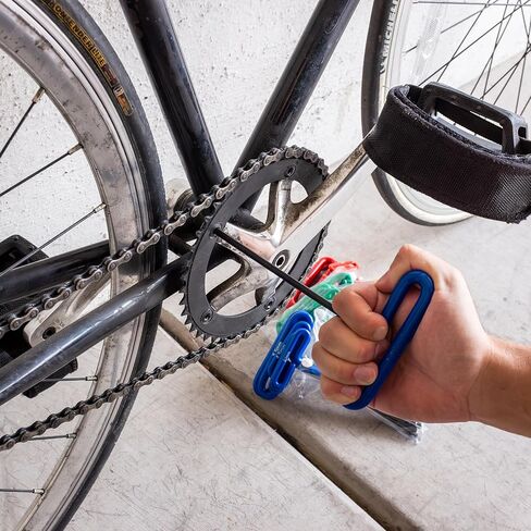 ABN LONG T HALLE THELLE ALLEN مجموعة متري ومعايير 24pc-SAE 3/32-1/4 بوصة ، قياس 2.5-6 مم ، TORX T9-T40 in Kuwait