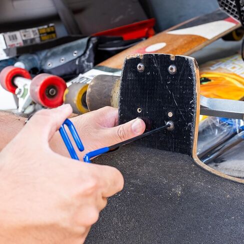 ABN LONG T HALLE THELLE ALLEN مجموعة متري ومعايير 24pc-SAE 3/32-1/4 بوصة ، قياس 2.5-6 مم ، TORX T9-T40 in Kuwait