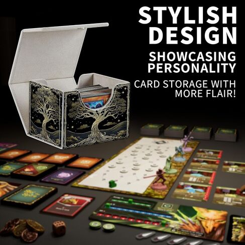 for MTG Deck Box,Store and Protect for Mtg Commander Decks and Cards with this Durable Card Storage Box,Designed Specifically for Mtg Players, Ancient Tree in Saudi Arabia