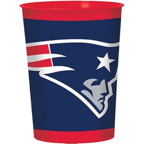 New England Patriots Favor Cup - 16 oz. (1 Pc.) - Durable Material - Perfect for Game-Day Drinks and Fan Gatherings