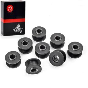 MOTO1988 All 4 Absorber Shock Bushing & Bearing Sleeve Kit for Arctic Cat 250 300 400 500 650 700 1998-2006 0604-310 0403-028