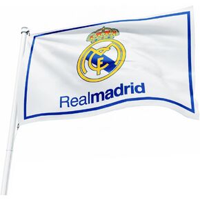 Real Madrid Flag Banner 3x5 feet Soccer Durable Indoor or Outdoor Football Soccer 2Grommets