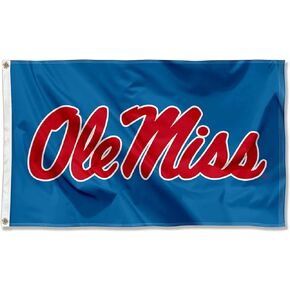 Ole Miss Powder Blue Flag