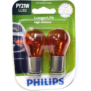 Philips 12496 LongerLife Miniature Bulb, 2 Pack