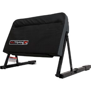 Yutrax® Universal Mount ATV Backrest, Heavy-Duty Steel Seat Frame, Adjustable Seat Back Positions, 2" Thick Cushion, Folds Down Flat When Not in Use