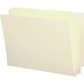 Smead End Tab File Folder, Shelf-Master Reinforced Straight-Cut Tab, Letter Size, Manila, 100 per Box (24500)