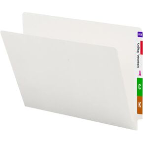Smead End Tab File Folder, Straight-Cut Tab, Letter Size, Ivory, 100 per Box (24506)