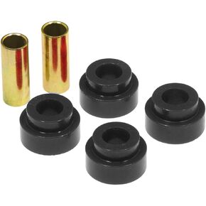 Prothane 19-920-BL Black Straight Shock Mount Bushing with Sleeve - 2 Piece