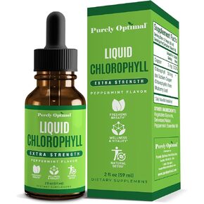Premium Chlorophyll Liquid Drops - 100% Natural & Gluten Free Liquid Chlorophyll - Non GMO, 118 Servings