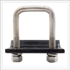 USA Heavy-Duty Stainless Steel Hitch Tightener, Fits 1 1/4" and 2" receivers