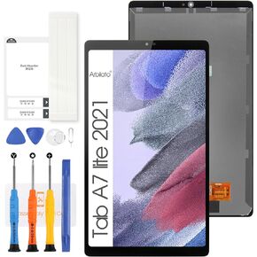 Screen for Samsung Galaxy Tab A7 Lite 2021 Screen Replacement for Samsung T220 Tablet LCD Screen SM-T225,SM-T220,SM-T225N Touch Display Digitizer Assembly Repair Parts（Black）