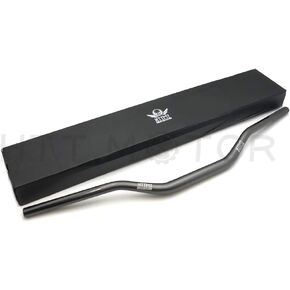 HTTMT- HB023- Compatible with 1 1/8" Fat Bar 28MM 7/8" Handlebar Handle bars Motorcycle MX Motocross Black
