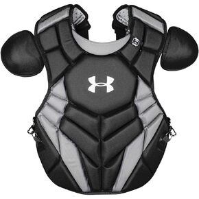 UA UACPCC4-AP Black Adult Pro Chest Protector Professional Baseball