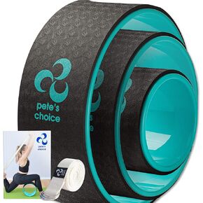 Yoga Wheel 3 Pack - Lose Weight, Get in Shape and Get Fit I 3 Pack Yoga Wheel Set I Home Yoga I Improve Posture
