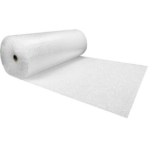 uBoxes Medium Bubble Cushioning Roll 48" Wide x 100 ft - Medium Bubbles 5/16", Clear, (BUBBMED48100)