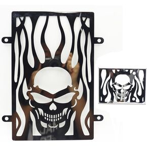 Chrome Stainless Steel Radiator Grille Cover And Rectifier Grille Cover Fit For Kawasaki Vulcan900 VN900 2006-2021