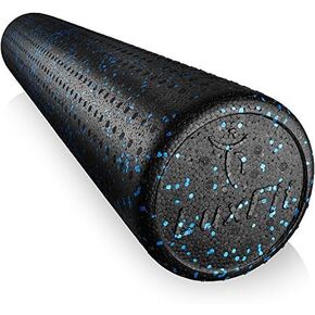 Foam Roller, Speckled Foam Rollers for Muscles '3 Year Warranty' High Density Foam Roller for Physical Therapy Exercise Deep Tissue Muscle Massage MyoFacial Release Back Roller (Blue, 24 Inch)
