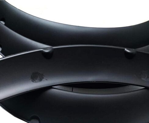 SUPERFASTRACING 4X 845mm 780mm Universal Fender Flares Flexible Durable Polyurethane Auto Car Body Kit Black in Saudi Arabia