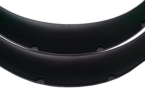 SUPERFASTRACING 4X 845mm 780mm Universal Fender Flares Flexible Durable Polyurethane Auto Car Body Kit Black in Saudi Arabia