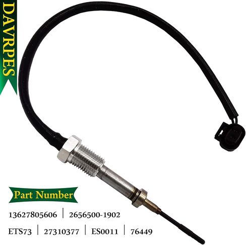 13627805606 Exhaust Gas Temperature (EGT) Sensor for BMW 328d 328i 335i 335is, 09-11 M3 4.0L V8, 15-17 X3 xDrive28d 2.0L l4, 09-13 X5 xDrive35d 3.0L l6 Replace#2656500-1902｜273-10377 in Saudi Arabia