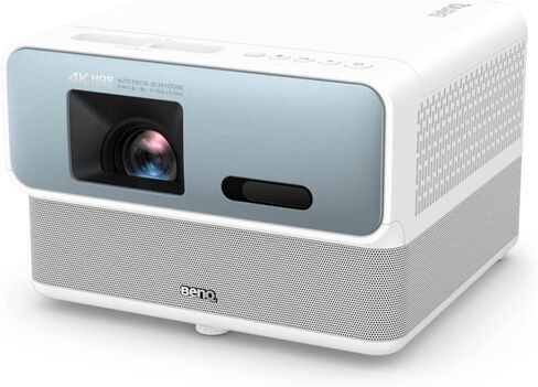 جهاز عرض ذكي BenQ GP500، True 4K HDR، مكبر صوت بلوتوث 5Wx4 360˚ صوت، نطاق ألوان DCI-P3 فائق الاتساع، تلفزيون Android، التركيز التلقائي وحجر المفاتيح، شاشة كبيرة 120 بوصة مع تكبير 1.3x in Saudi Arabia