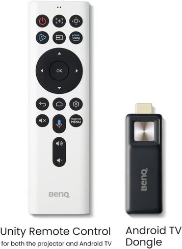 جهاز عرض ذكي BenQ GP500، True 4K HDR، مكبر صوت بلوتوث 5Wx4 360˚ صوت، نطاق ألوان DCI-P3 فائق الاتساع، تلفزيون Android، التركيز التلقائي وحجر المفاتيح، شاشة كبيرة 120 بوصة مع تكبير 1.3x in Saudi Arabia