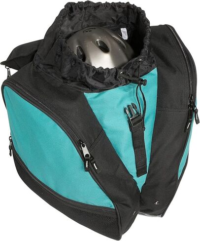 TRANSPACK المرأة دائم مقاومة للماء 40L الأشرطة قابل للتعديل التزلج / على الجليد التمهيد خوذة نظارات و Gear XTW طباعة حقيبة in Kuwait