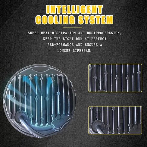 مصباح أمامي LED مقاس 5-3/4 بوصة مقاس 5.75 بوصة مع إشارة الانعطاف Halo DRL، مع دلو المصباح الأمامي للدراجات النارية لشارع Bob Super Wide Glide Low Rider Night Rod Train Softail Deuce Sportster Iron 883 in Kuwait