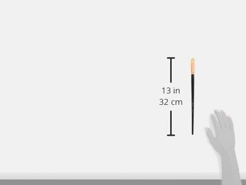 Raphael Paris Classics 3577 Long Handle Brush, Short Filbert, 2, White in Saudi Arabia