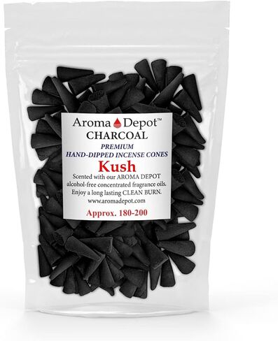 1'' Kush Charcoal TOPFLOW Incense Cones (180-200) in Saudi Arabia
