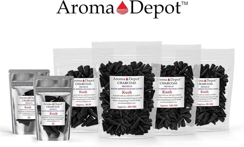 1'' Kush Charcoal TOPFLOW Incense Cones (180-200) in Saudi Arabia