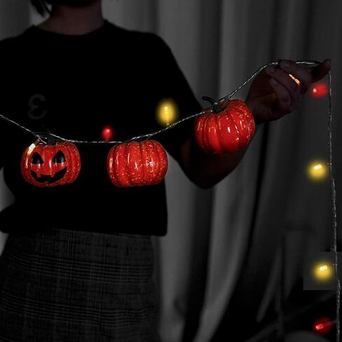 Rocutus 12 Pieces Mini Artificial Pumpkins,Lifelike Simulation Mini Pumpkins Fall Mini Artificial Pumpkins,Halloween Thanksgiving Autumn Theme Party Decorations Mini Pumpkins (Orange) in Saudi Arabia