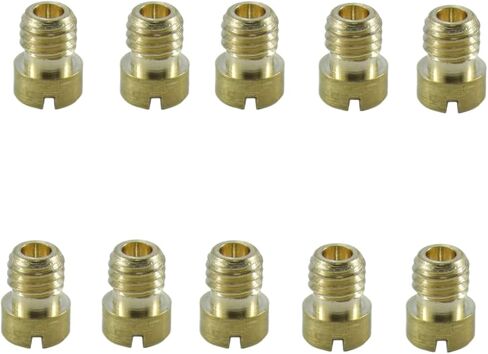 10 قطعة المكربن ​​الرئيسية طائرة عدة ل Keihin PWK FCR OKO KOSO المكربن ​​75 78 80 82 85 88 90 105 108 110 طائرات الطاقة دراجة نارية in Kuwait