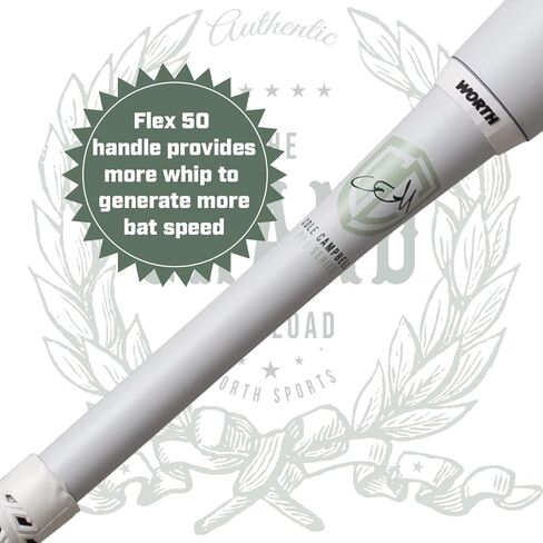 يستحق | 2023 | مضرب الكرة اللينة جراند سلو بيتش | نموذج كول كامبل | XXL | الولايات المتحدة الأمريكية | 12.5" برميل in Kuwait