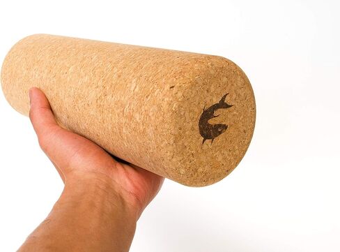 أسطوانة تدليك من الفلين صديقة للبيئة طبيعية بدون رغوة (12 بوصة) in Saudi Arabia