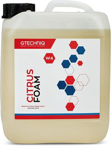 Gtechniq - رغوة الحمضيات W4 - عامل رغوي عالي المحتوى، يزيل الأوساخ وأوساخ الطريق، تركيبة غير كاوية، أقصى قدر من اللمعان من رغوة الثلج (1 لتر) in Saudi Arabia