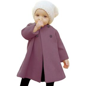 Baby Coats Fall Winter Kid Baby Girl Cloak Button Jacket Clothes Baby Outwear Clothes