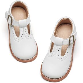 Otter MOMO Girl's T-Strap School Uniform Dress Shoe Mary Jane Flat