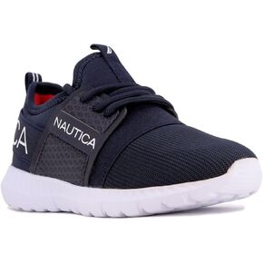 Nautica Kids Girls Metallic Fashion Sneaker Lace-Up Athletic Running Shoe I kappil I (Big Kid - Little Kid - Toddler)