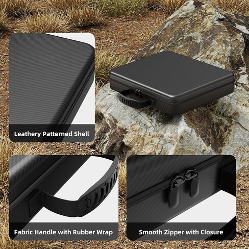 Starlink Mini Case, Travel Case for Starlink Mini, Sturdy Briefcase for Mini Starlink with Side Supporting for Mini Accessories, Portable Bag Black in Kuwait