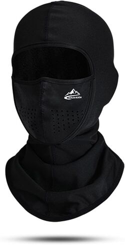 Magnemask Balaclava Face Mask with Magnetic Seams Windproof Winter Fleece Mask Face Cover for Skiing Hiking Cycling Snowboarding Motorcycle Black in Kuwait