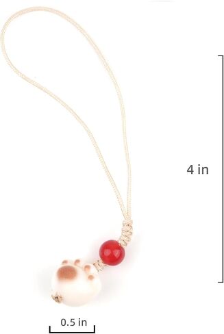 Cat Cell Phone Charm in Charcoal Grill Color in Saudi Arabia